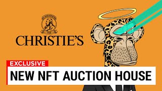 Christie’s Auction House LAUNCHES OnChain NFT Marketplace [upl. by Eleinad]