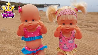 ¡VIAJE A LA PLAYA HERMANITAS TRAVIESAS preparan las MALETAS para irse de VACACIONES [upl. by Anahpets332]