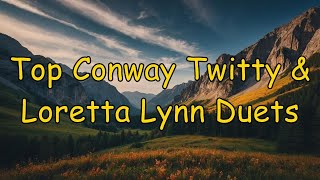 Top Conway Twitty amp Loretta Lynn Duets  Legendary Country Hits  19701988 Live [upl. by Enner693]