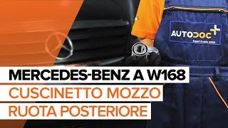 Come sostituire cuscinetto mozzo ruota posteriore su MERCEDESBENZ A W168 TUTORIAL [upl. by Garges]