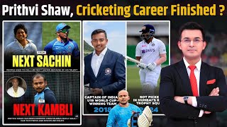 Prithvi Shaw Cricketing Career Finished Shaw Dropped from Mumbais Ranji Squad [upl. by Enyaht]