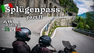 Lost in the Swiss Alps  Day 5 Part 2  Splügen to Solda  KW Riding in Italy and Switzerland [upl. by Yrmac]