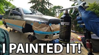 Painting My Truck w Upol Raptor Liner Bed Liner  Asian Redneck Project 16 [upl. by Vevay464]