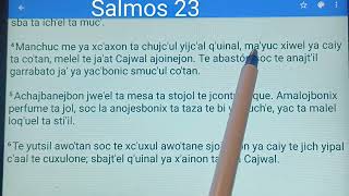 Salmos 23 Te Kajwaltik ja Pastor kuun [upl. by Armalla]