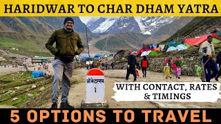 Char Dham Yatra 2024  Haridwar to Char Dham  हरिद्वार से चार धाम यात्रा  Haridwar to Kedarnath [upl. by Salvatore]