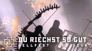 Rammstein  Du Riechst So Gut Live at Hellfest 2016 [upl. by Acirat]