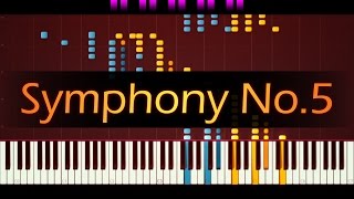 Symphony No 5 Piano  BEETHOVEN [upl. by Gaby64]