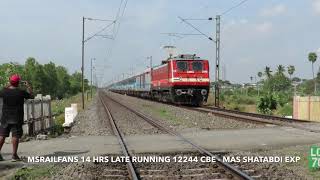 FIRST TIME EVER NILAGIRISHATABDIBRINDAVANBANGALORE MAIL ROUTE DIVERTEDINDIAN RAILWAYS [upl. by Nahshon]