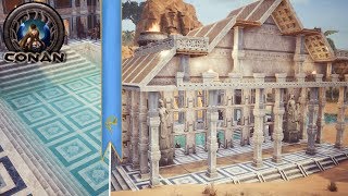 EXILED AQUILONIAN BATHHOUSE SPEEDBUILD  PREVIEW  Conan Exiles  Jewel Of The West DLC [upl. by Ahcire]