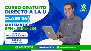 🔴Curso Gratuito📕Admisión 2024🏫Ingreso a la Universidad📚Clase 24 🧠Aptitud Numérica [upl. by Alcott]