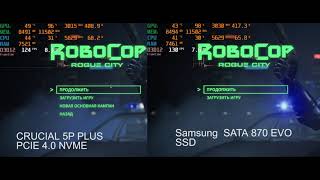 PCIE 40 NVME vs SATA SSD  Frame Time difference [upl. by Nadeau]