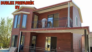 DUBLEX PREFABRİK EV Prefabrik ev inceleme [upl. by Ramor]