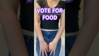 who are you voting for foodbaby election2024 shorts [upl. by Bax]