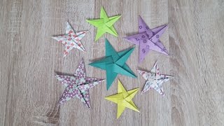 Origami SternHow to make an Origami Star [upl. by Goldberg]