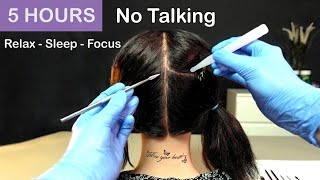 ASMR 5 HOURS  Gentle Scalp Triggers  Sleep Study Focus  NO TALKING Just Sounds [upl. by Cordle]