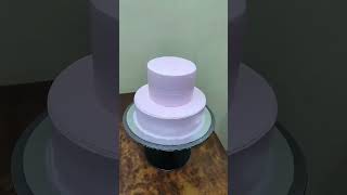 Red velvet cake design step cake viral trending shot YouTube short [upl. by Nyahs]