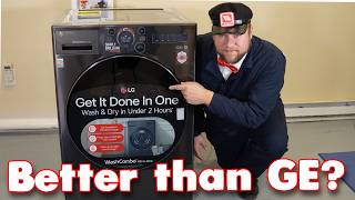 BETTER THAN GE The LG All in One Washer Dryer Combo Test Teardown amp Review [upl. by Malsi]