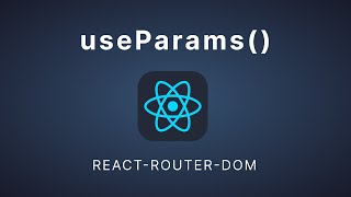 Dynamic route handling with useParams — React Js Exercises Basic  Frank GP [upl. by Shulamith]