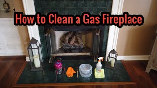 How to Clean a Gas Fireplace  The Proper Way [upl. by Minny]