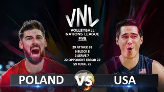 USA vs Poland volleyball results Team USA drops fiveset thriller to Poland in Olympic semifinals [upl. by Otir467]