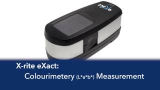 Xrite eXact  Measuring Colourimetry Lab [upl. by Odrick]