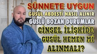 Gusül Boy Abdesti Nasıl Alınır Uygulamalı Anlatım Kadın Erkek Guslü Ne Bozar Teyemmüm Nedir [upl. by Bibby781]