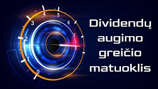 Kam reikalingas Dividendų augimo greičio matavimas  Dividendai  Investavimas [upl. by Alexa]