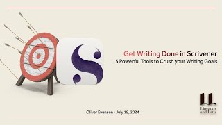 2024 Scrivener Tutorial Get Writing Done in Scrivener 5 Powerful Tools to Crush your Writing Goals [upl. by Yht]