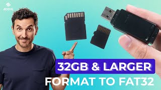 5 WAYS  How to Format SD Card to FAT32 Any Size  Convert NTFS to FAT32 without Data Loss [upl. by Vladamir]