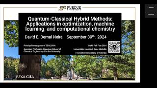 QuantumClassical Hybrid Methods Applications in Optimization Machine Learning and Chemistry [upl. by Adamec288]