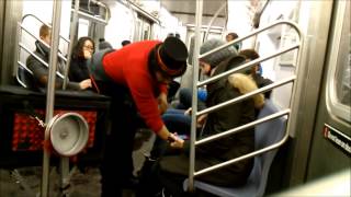 NYC Subway Girl Loses Panties [upl. by Mccurdy]