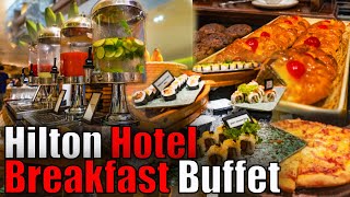 🌮🍔හොඳම Breakfast Buffet එක 🍗🥪 Hilton Colombo Breakfast Buffet  Breakfast buffet Hilton colombo [upl. by Lippold624]