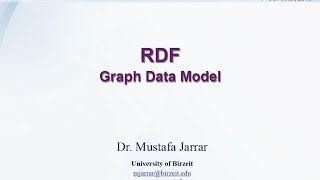 RDF  Graph Data Model [upl. by Ekle]