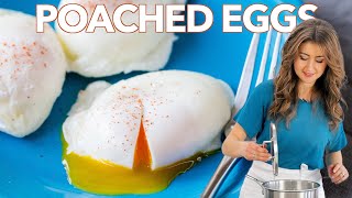 How to Make Perfect POACHED EGGS  Cooking Basics [upl. by Aerda]