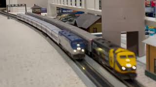 Amtrak HO scalae trains Amtrak Cascades pt 2 [upl. by Eloisa]