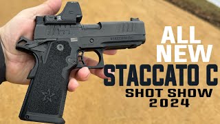 The brand new 2024 Staccato C 16 amp 18 Round New Pistols  SHOT Show 2024 [upl. by Mead]