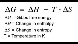 gibbs free energy 2  Law of Thermodynamics Entropy  Applications  Introduction [upl. by Aryahay]