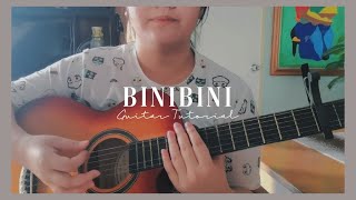 Binibini  Zack TabudloBeginner amp Easy Guitar Tutorial [upl. by Elegna580]