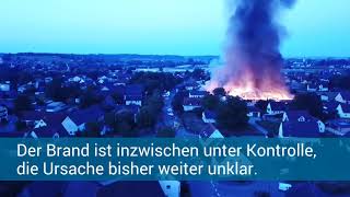 Großbrand in Pfaffenhofen an der Zusam [upl. by Nadya898]