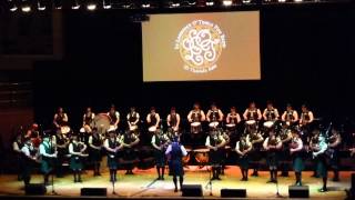 St Laurence OToole Pipe Band at Aberdeen Music Hall Hornpipes amp Jigs and MSR Sets 270413 HD [upl. by Eirrehs]