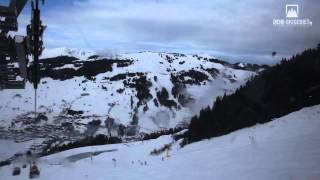 Westgipfelbahn Skicircus Saalbach Hinterglemm Leogang [upl. by Eidlog361]