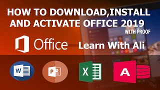 How to Download Install and Activate MS Office 2019 PRO PLUS Full Version  With PROOF [upl. by Alded]