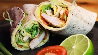 Recette facile WRAPS au poulet croustillant maison [upl. by Iram]