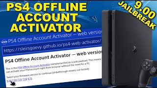 PS4 Offline PSN Account Activator on 900 Jailbreak Tutorial [upl. by Catherina]