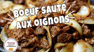 Bœuf aux oignons verts 🐂🤤 葱爆牛肉 3 techniques pour obtenir un bœuf sauté bien tendre [upl. by Trautman]