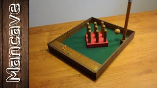 How to Make a Table Skittles Bowling Game [upl. by Esertak]