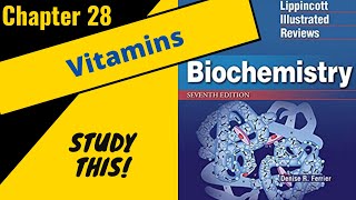 Lippincotts Biochemistry Review Chapter 28 Vitamins  Study This [upl. by Aromat3]