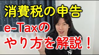 【インボイス制度】フリーランス・個人事業主の消費税（2割特例）の確定申告！eTaxのやり方を解説します！【確定申告書等作成コーナー】 [upl. by Hplodnar]