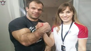 The Most Beautiful Female Armwrestler Ekaterina Nikisheva [upl. by Sorips]