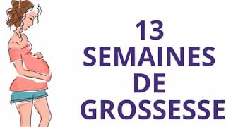 13 SEMAINES DE GROSSESSE ou treizième semaine de grossesse [upl. by Yleen]